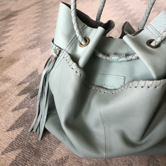 Free People Handbags - Free People Slouchy Leather Tote Bag